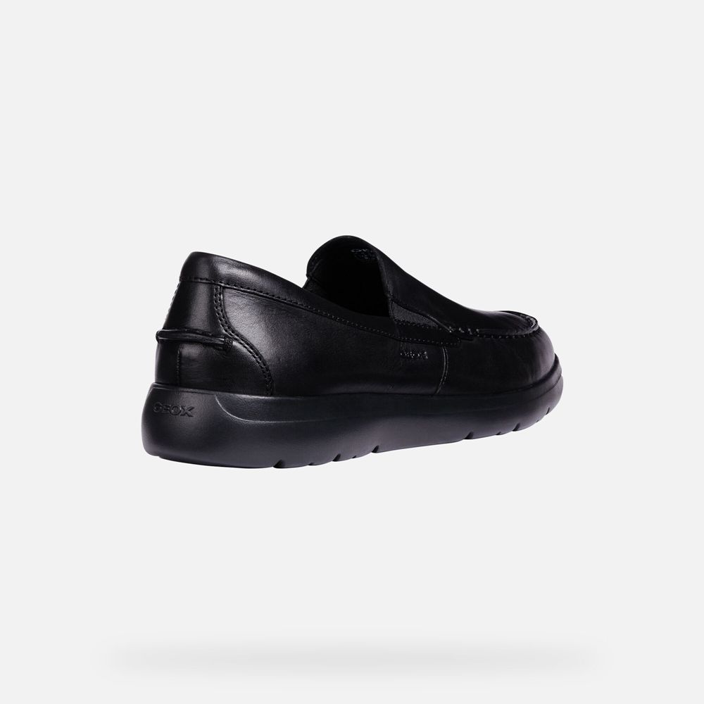 Geox Loafers Black Leitan - Geox Mens Shoes - HOUQBS943